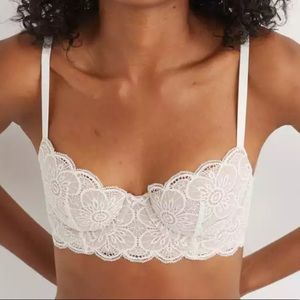 AERIE REAL POWER BALCONETTE LIGHTLY LINED BRA